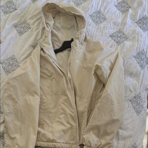 Columbia Women's Hooded Windbreaker Jacket - Light Beige